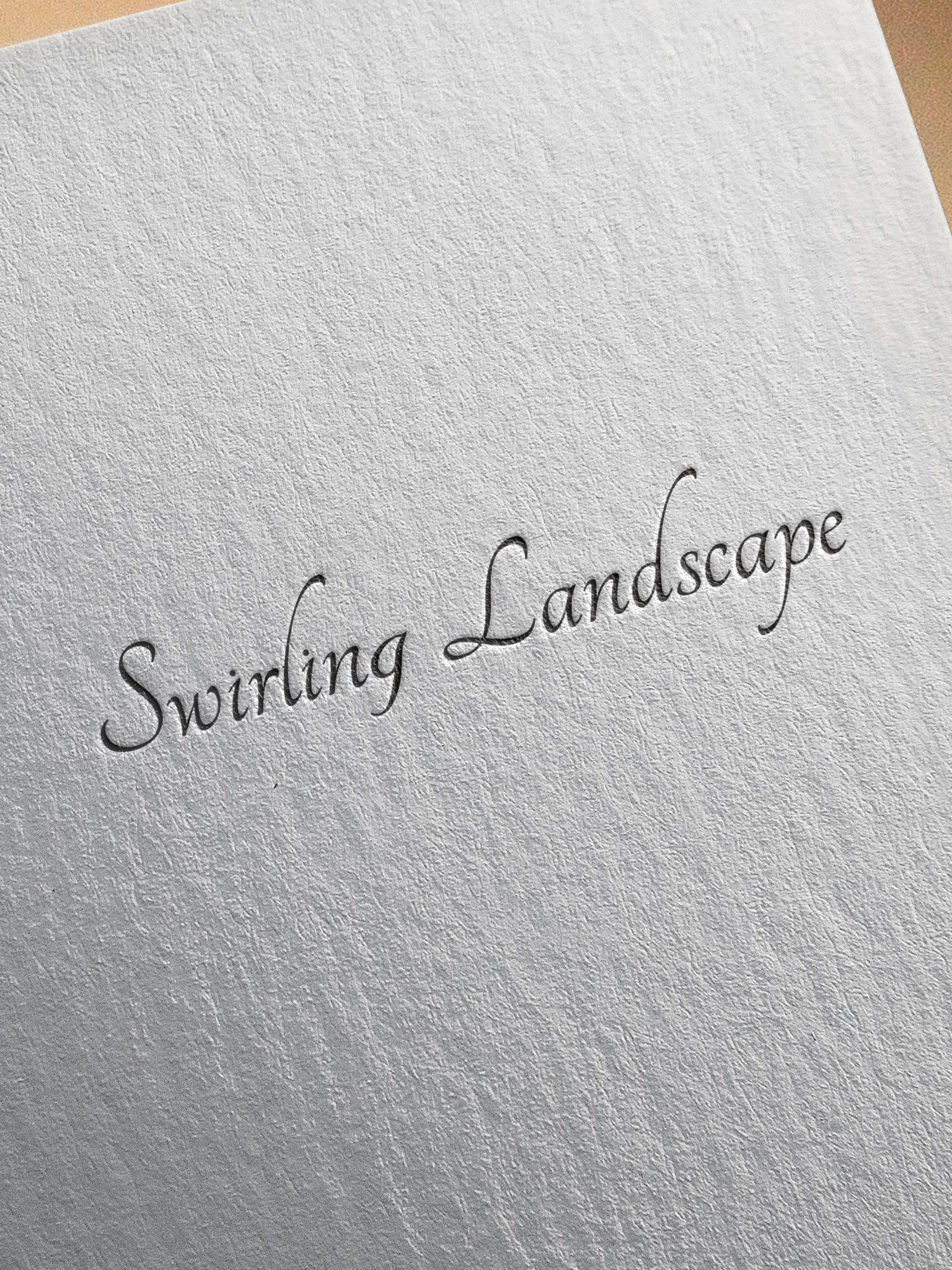 SWIRLING LANDSCAPE LOGO